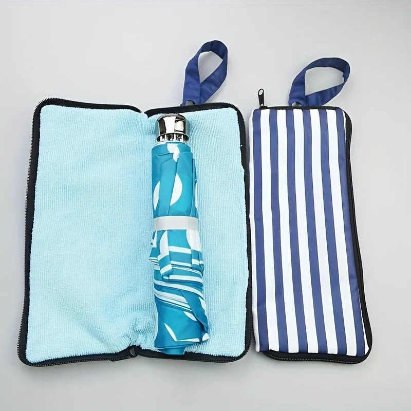 Car folding umbrella cover waterproof case outdoor bag small storage holder home accessories water absorbent towel cloth inside