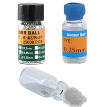 

1 Bottle 0.25mm-0.6mm BGA Reballing Balls Leaded For IC Chip Soldering Accessories Solder Ball Tin Sn63/Pb37 Repair Tools