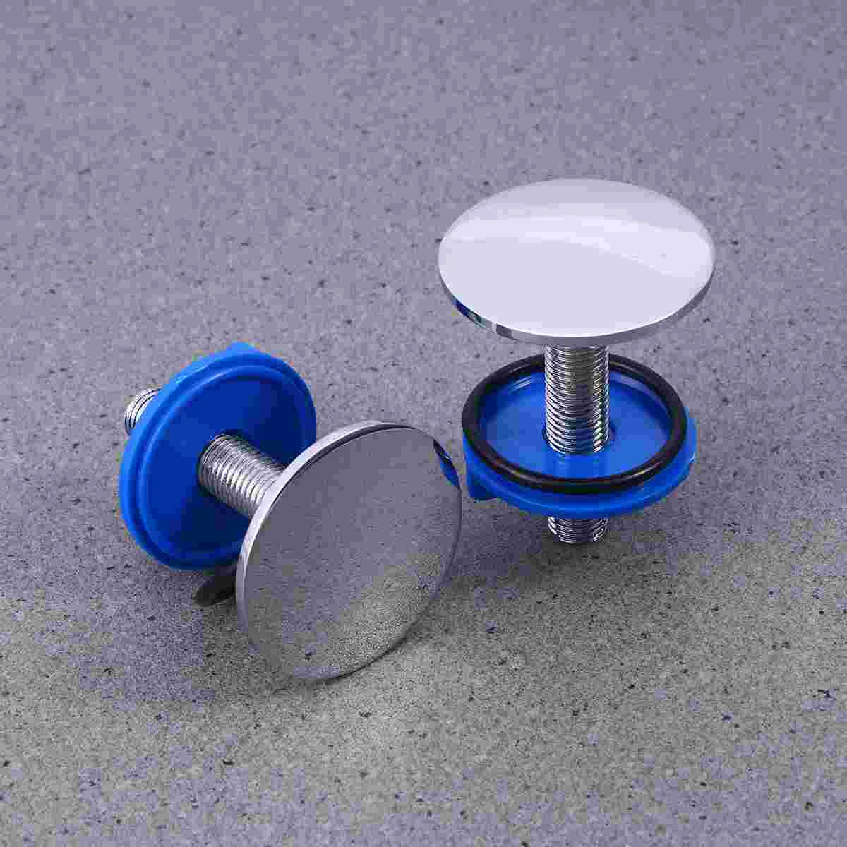 

2 Pcs Silverdene Soap Hole Cover Plug Kitchen Assesorries Sink Basin Accessories