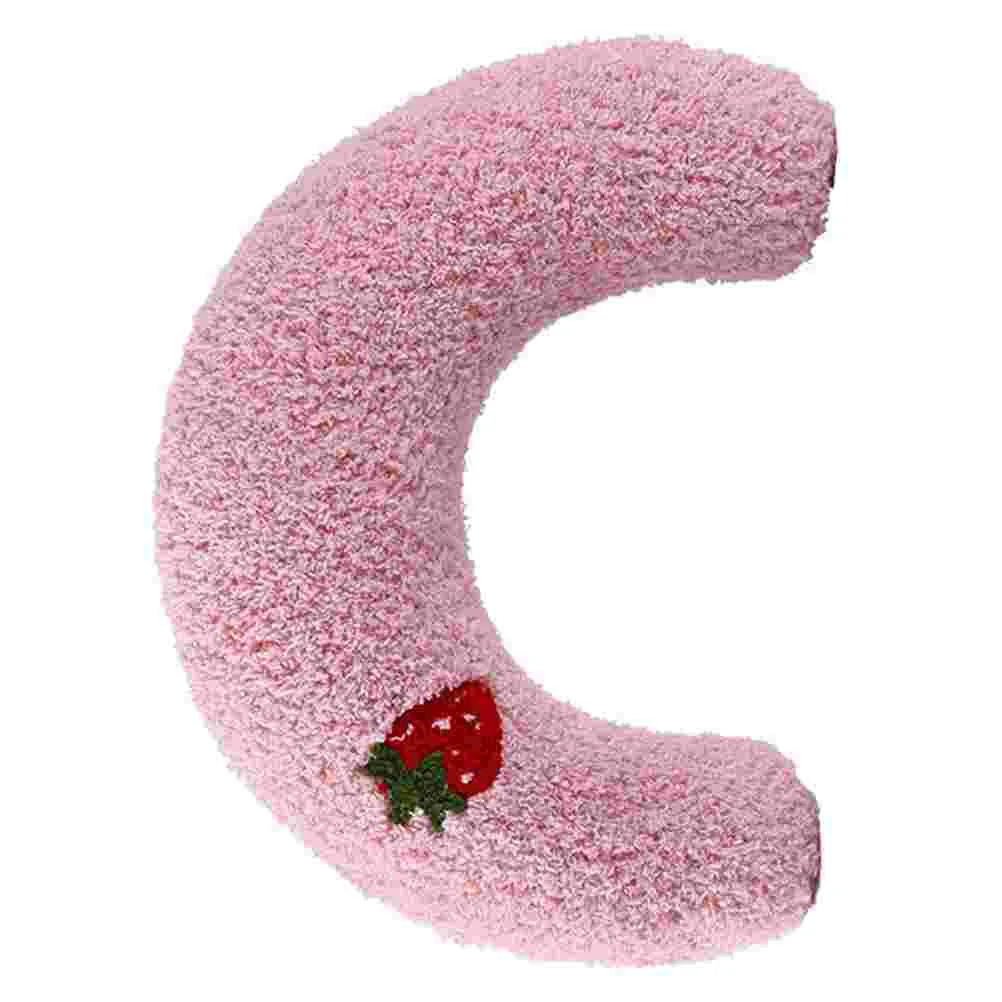

Cat U Shape Pillow Pillows Plush Toy Bed Kitten Stuffed Pet Pp Cotton