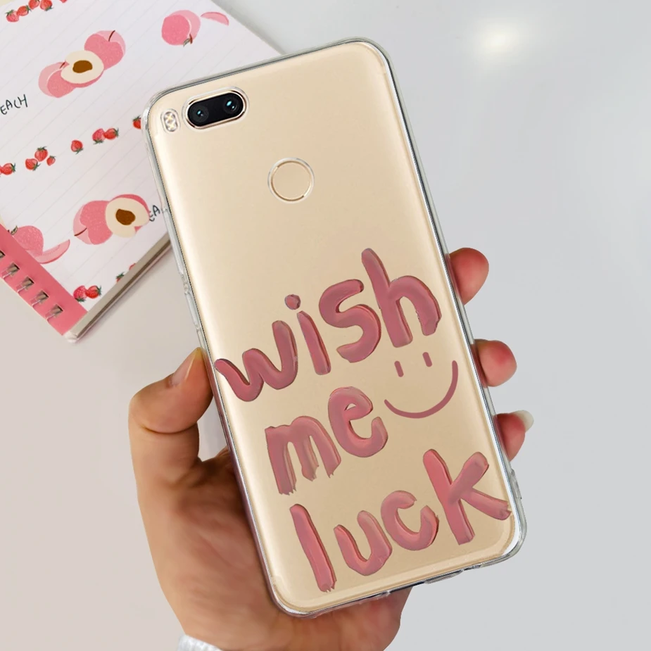 Stylish Painted Clear Silicone Soft Case - Fashionable Protection