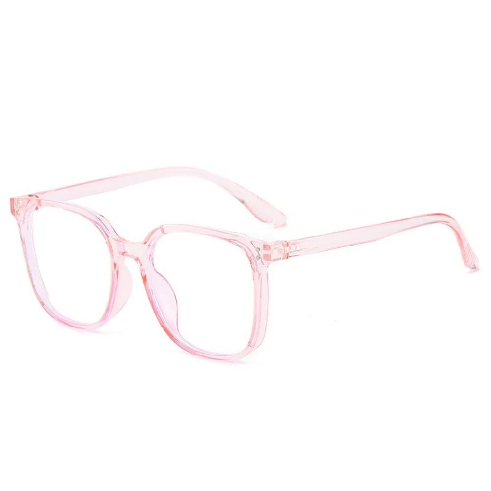 KLASSNUM Anti-Blaulicht-Dekorationsbrille für Damen, transparent, großer quadratischer Rahmen, Computer-Flachlicht-Modebrille 2026 – Detail 18