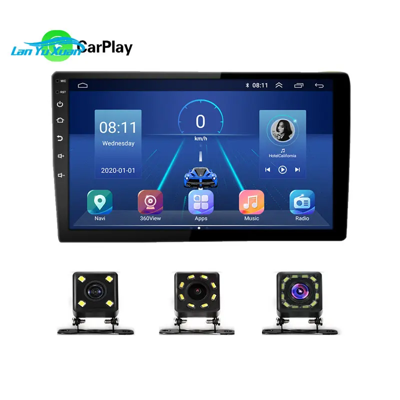 7 inch 9inch 10inch 4G wifi 8 cores 5760B universal carplay 360 full view DSP Android car dvd player with reversing phone holder bike 360° view universal bicycle phone holder for 4 7 7 inch mobile phone stand shockproof bracket gps cli