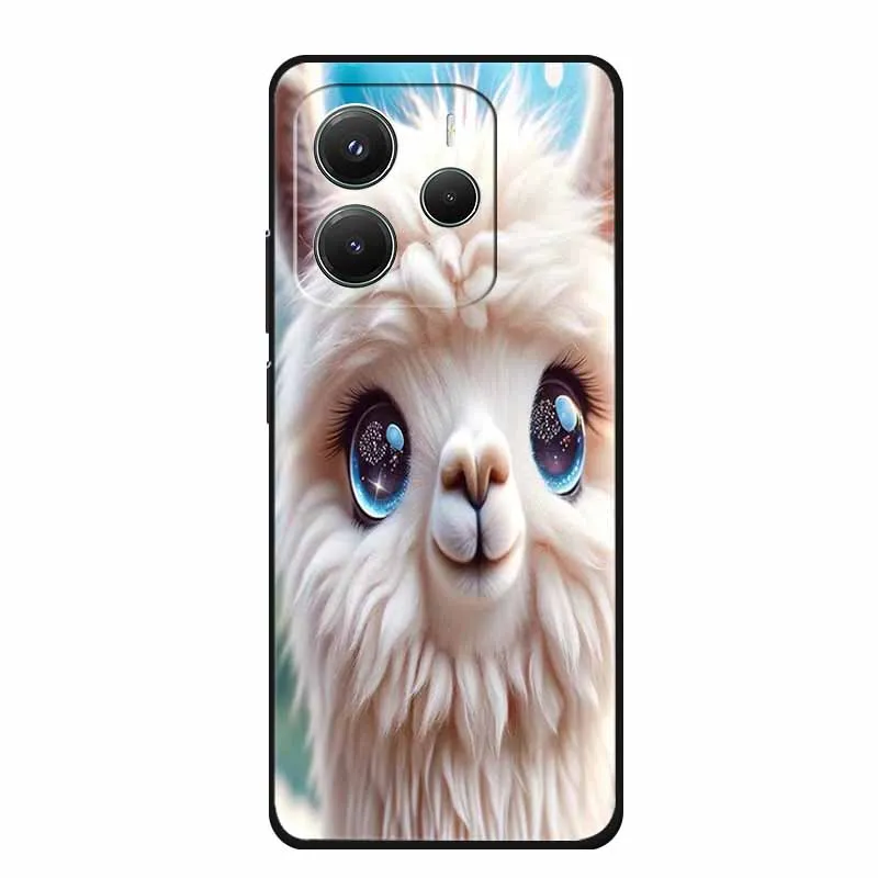 Sleek Black Silicone TPU Soft Phone Case - Protective Shell Back Cover