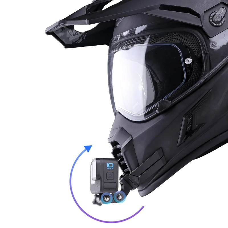 TELESIN Motorcycle Helmet Chin Mount For Action Cameras With Go Pro - View #11
