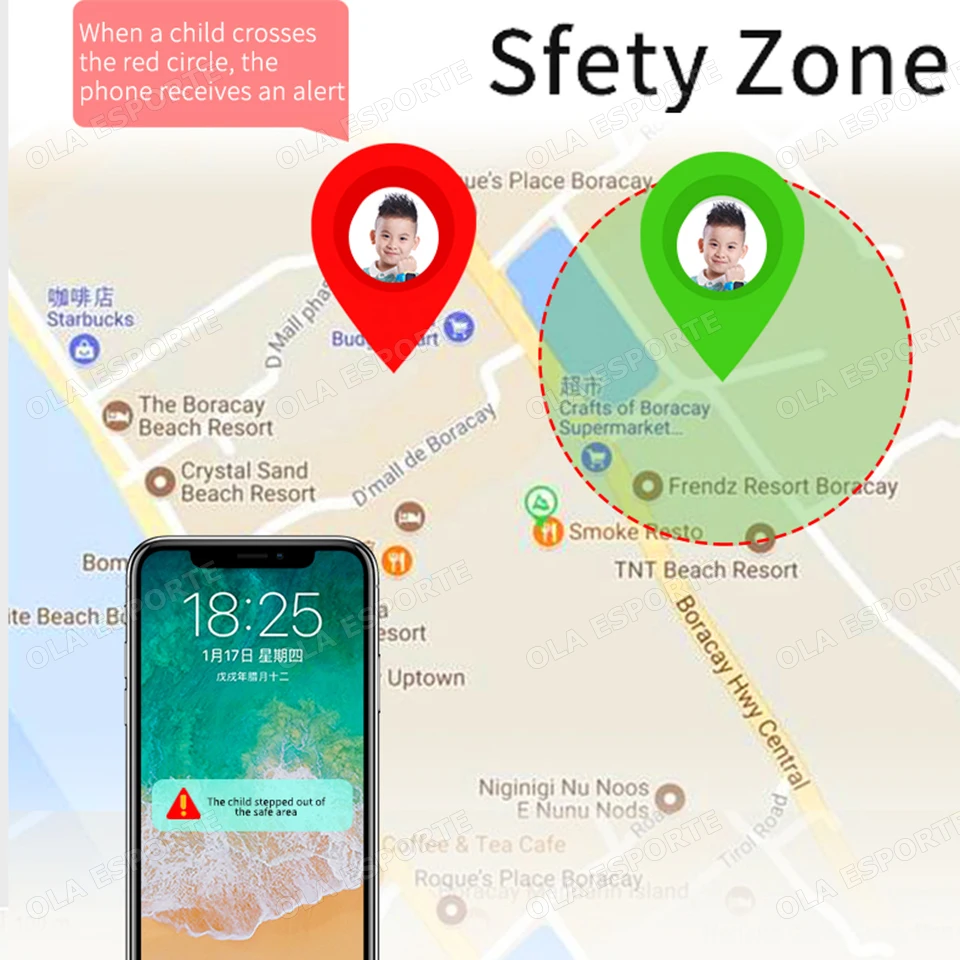 2025 New Kids Smart Watch Child HD Touch Screen Call Games SOS GPS Positioning Smartwatch Boy Girl Children Gift For Android IOS