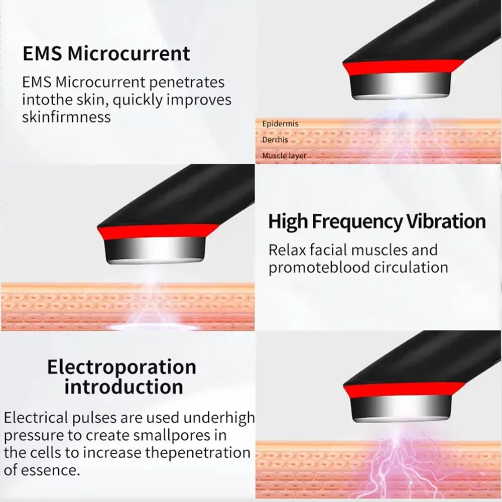 NEW Booster Pro Led Facial Light Therapy 7 Colors Eye Beauty Wand Red Light Eye Massager for Skincare & Blue Rejuvenation Tool S22fa48ca0e24410facb33feede5ac1613