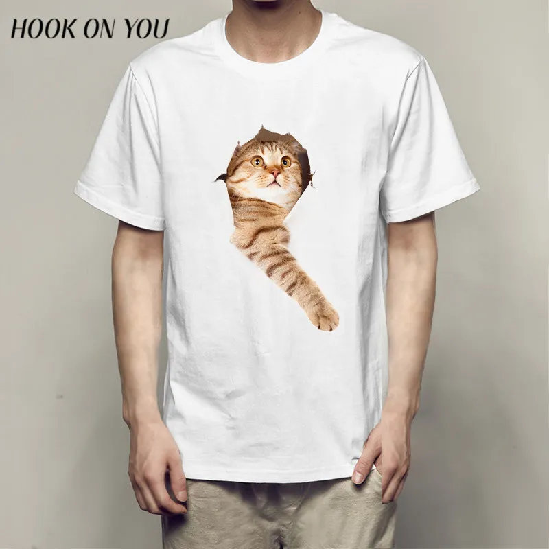 2026 Summer Cute Cat - 흑백 일본식 사랑스러운 주인의 오렌지 고양이 고양이 학생 반팔 티셔츠