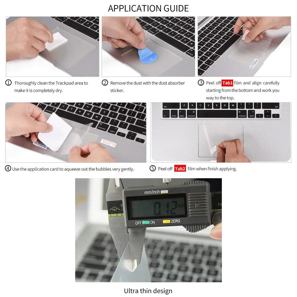 Trackpad Protector - Anti-Scratch & Water-Resistant Touch Pad Cover