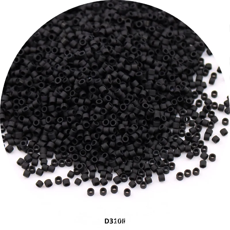 1000pcs 11/0 DB Glass Beads 1.3x1.6mm Frosted Metallic Matte Macaroon Opaque Color Japanese Seedbeads for DIY Jewelry Making