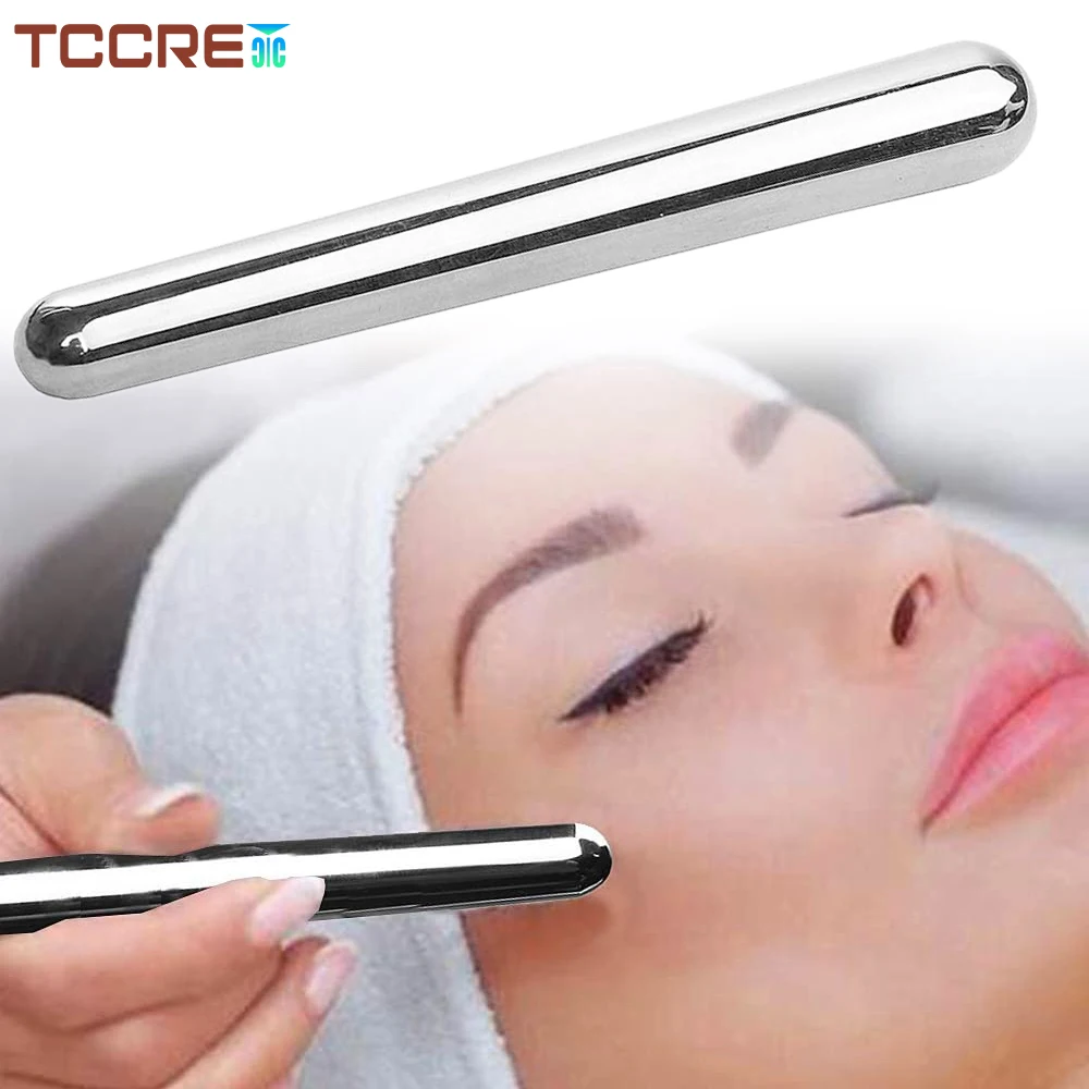 Stainless Steel Face Massage Stick Guasha Massage Wand Acupressure Massage Tools Deep Soft Tissue Myofascial Release Relief Pain