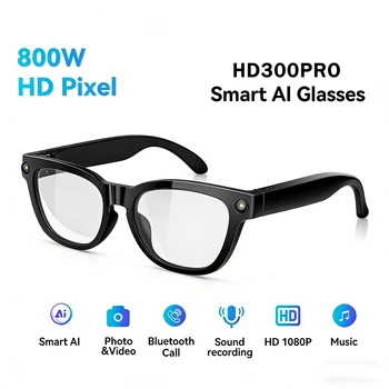 2026 800W Camera AI Smart Glasses Translation Glasses Photo Video Recording Bluetooth 5.4 Waterproof Call Smart Sunglasses 1