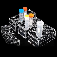 Plastic Clear Centrifugal Test Tubing Rack Holder School Supply Lab Equipment Centrifuge Tube Rack 8 10 12 18 24 40 48 96 Holes 1