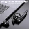 Bluetooth 5.4 Wireless Headset Ear-hook Single Ear Driving Headphone With Dual-Mic CVC8.0 Noise Cancelling Handsfree Earphones 3