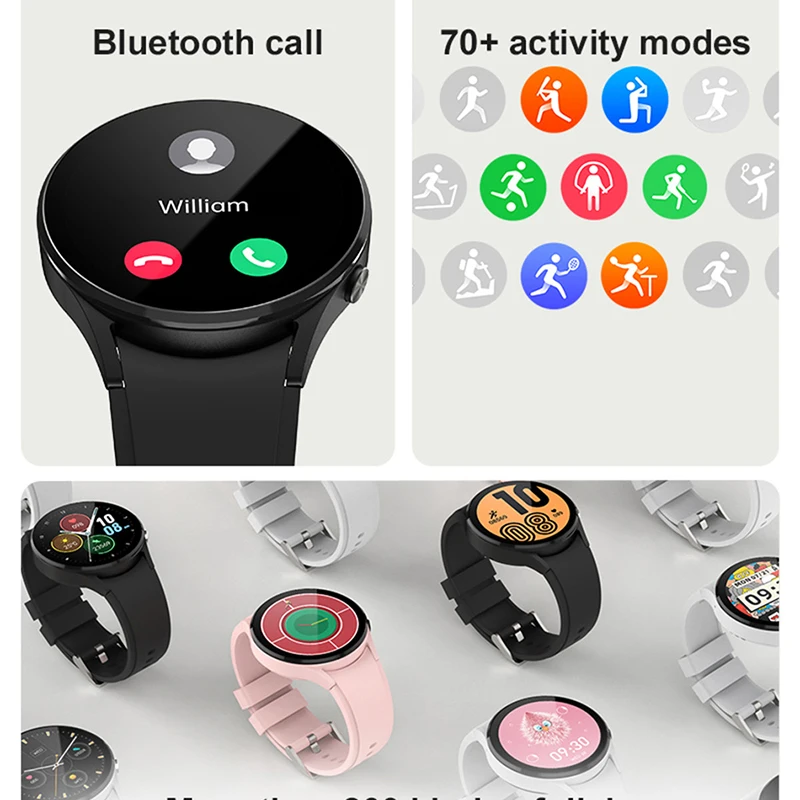 ChiBear  ȭ Ʈ ġ   ǰ  70 +   IP68  Smartwatch  ð 4