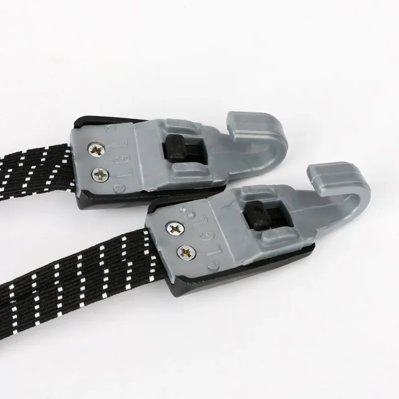 Bicycle Luggage Rope Elastic Straps Cord Hooks Strong Elasticity Convenient to Carry Outdoor Tensioning Belts 1PC