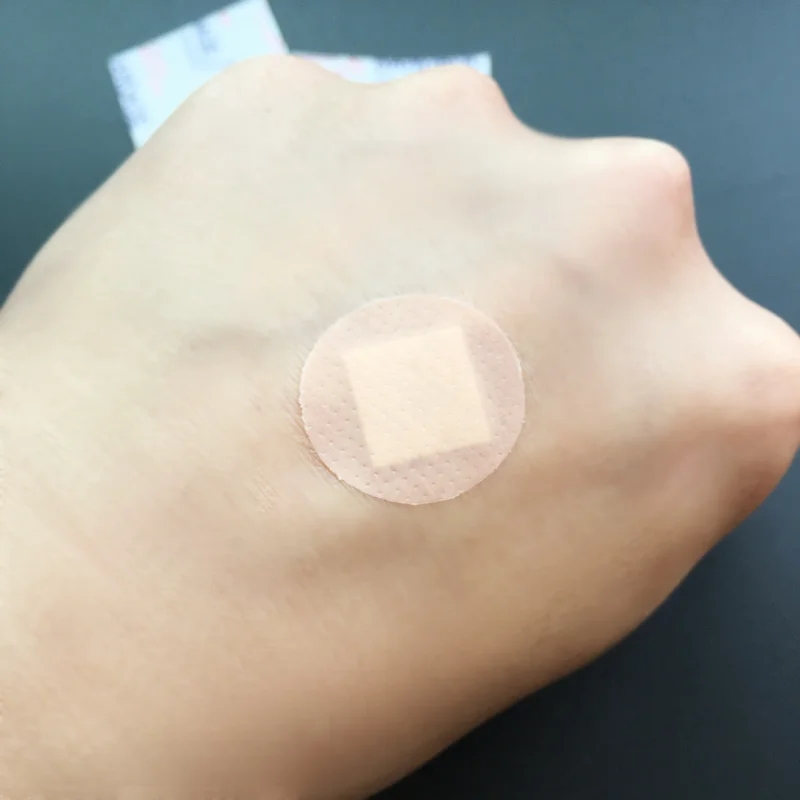 50pcs/set Round Band Aid Wound Plasters Skin Patch Transparent Non-transparent Adhesive Bandages Patch Skin Dressing Woundplast 6