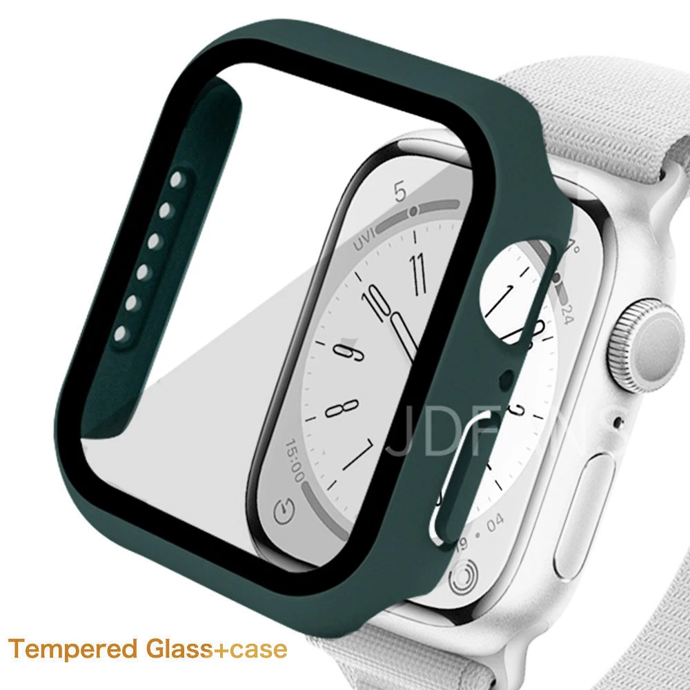 Enhanced Tempered Glass Protective Cover with HD Bumper
