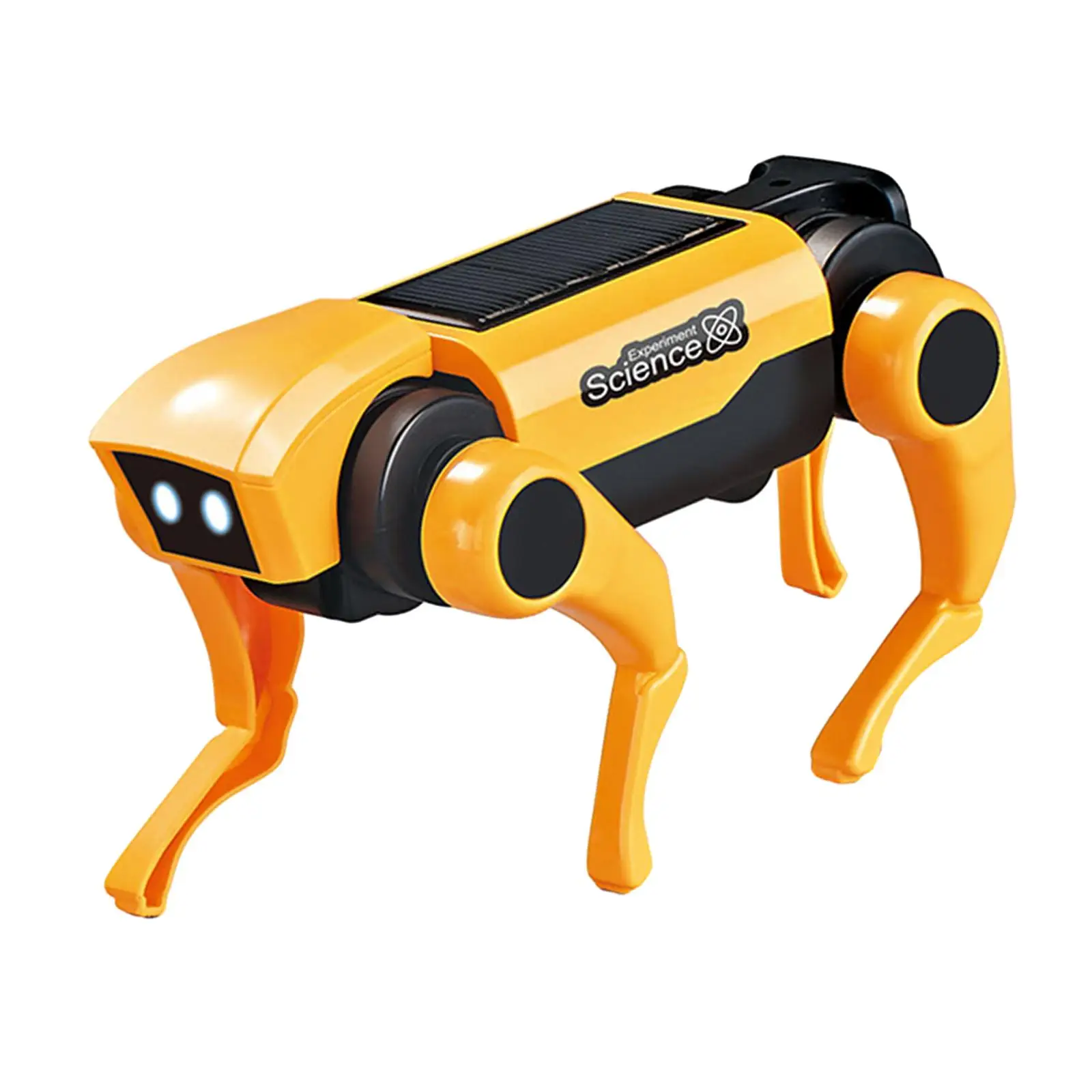 Solar Electric Mechanical Dog Model Building Kits with Replacement Cat Head Robotic Pets for Boys Teens Girls Adults Gifts