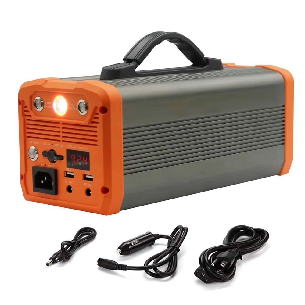 

Uninterruptible Power Supply 500w/78000mAH lithium portable power station Solar charge camping UPS fur outdoor