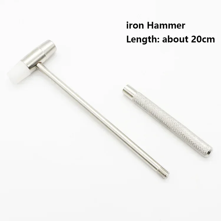 Solid Small Brass Hammer Clock Watch Repairing Copper and Iron Dual Purpose Hammer Precision Installation Hand Tools Maintenance 3