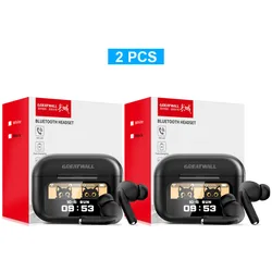 GREATWALL Pro Wireless Bluetooth Earphones with ANC and Waterproof HiFi HD Sound (With Touch Screen)