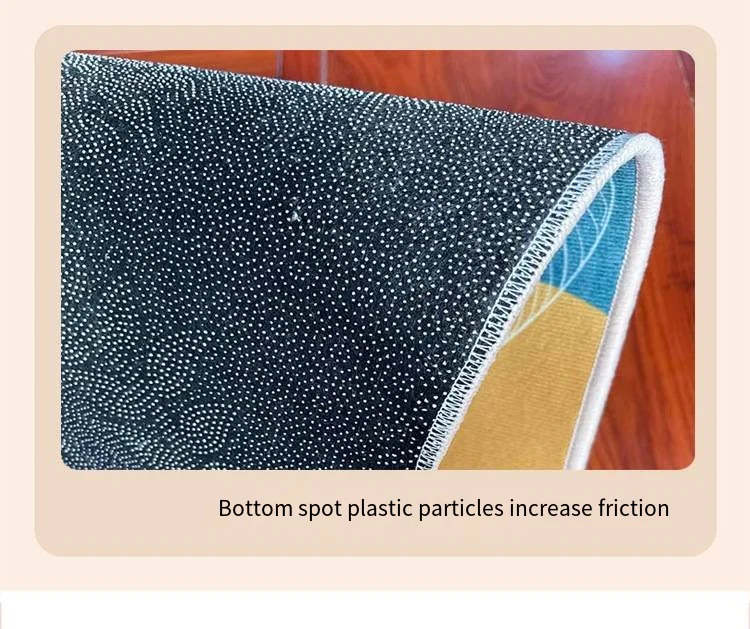 Description Picture 6 of item40*60CM Modern New Chinese Carpet Crystal Velvet Living Room Coffee Table Blanket Simple Light European Chinese Wind Sand Mat