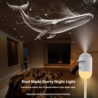 Mini projecteur d'étoiles USB 2 en 1, 12 films, lumière ambiante ciel étoilé, pour la décoration de la maison et de la voiture, pour adultes et enfants 3
