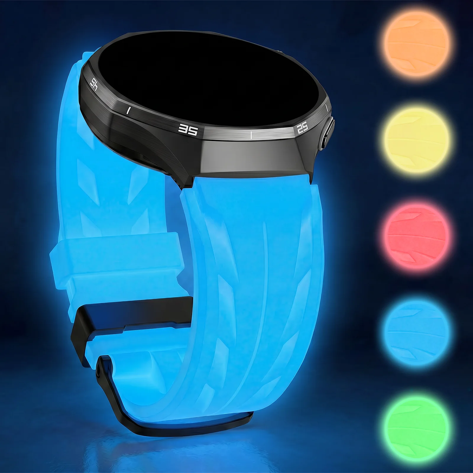 Luminous Sport Watch Strap - 20mm & 22mm