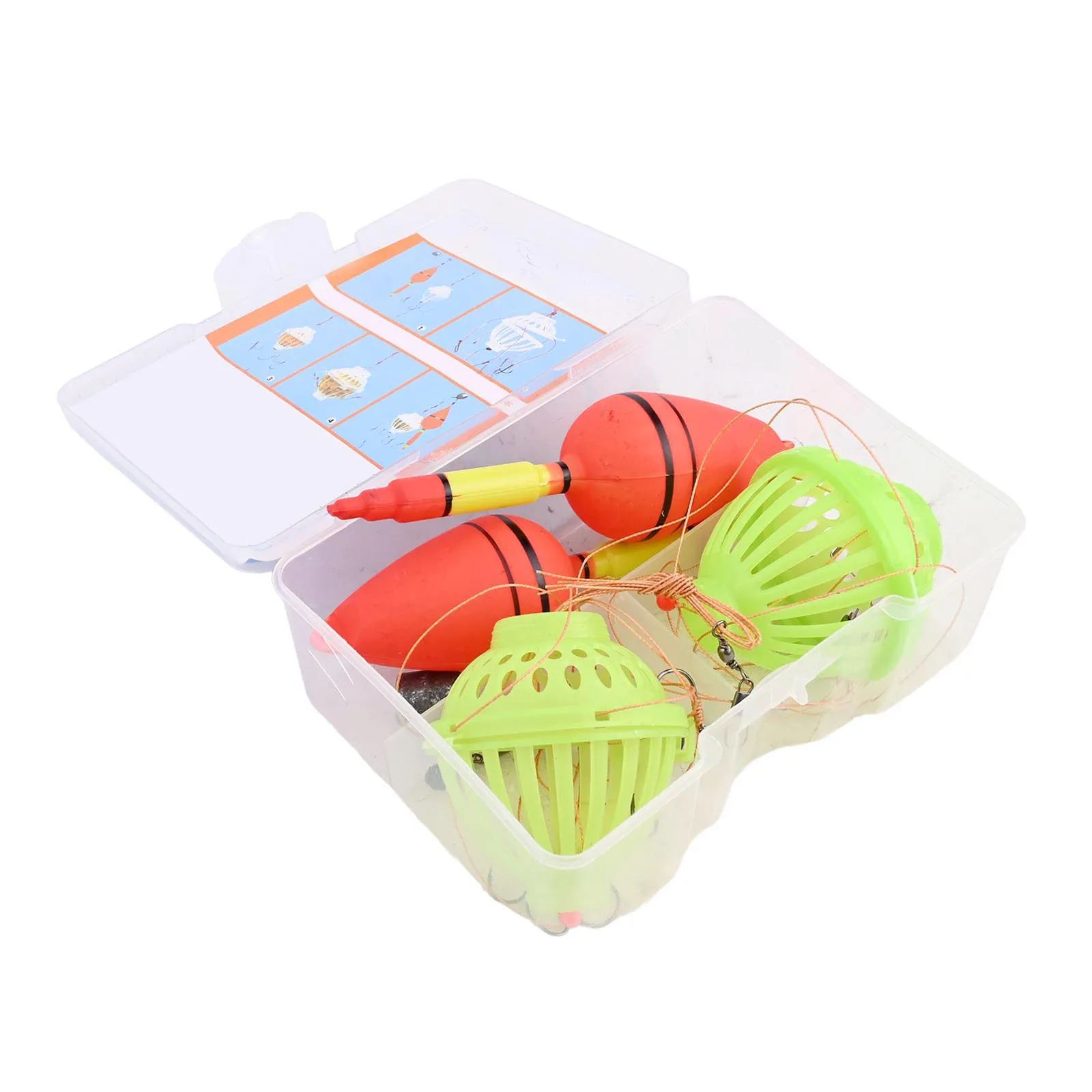 Long-distance Fishing Explosive Hook Set Carp Fishing Gear Easy To Load Bait Plastic metal Strong Pulling Force