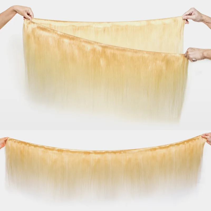 613 Blonde Brazilian Remy Human Hair Bundles