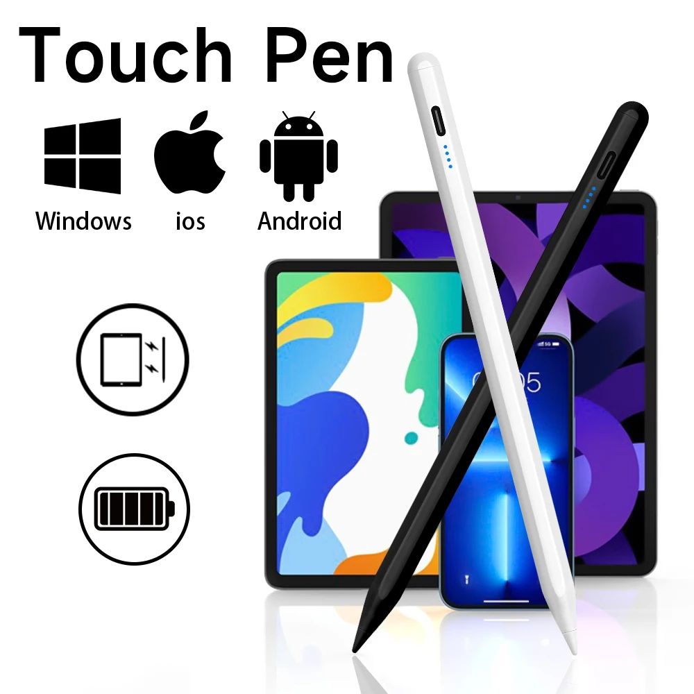 Caneta universal caneta stylus para tablet telefone móvel caneta de toque para ios android windows para apple ipad lápis para xiaomi huawei stylus