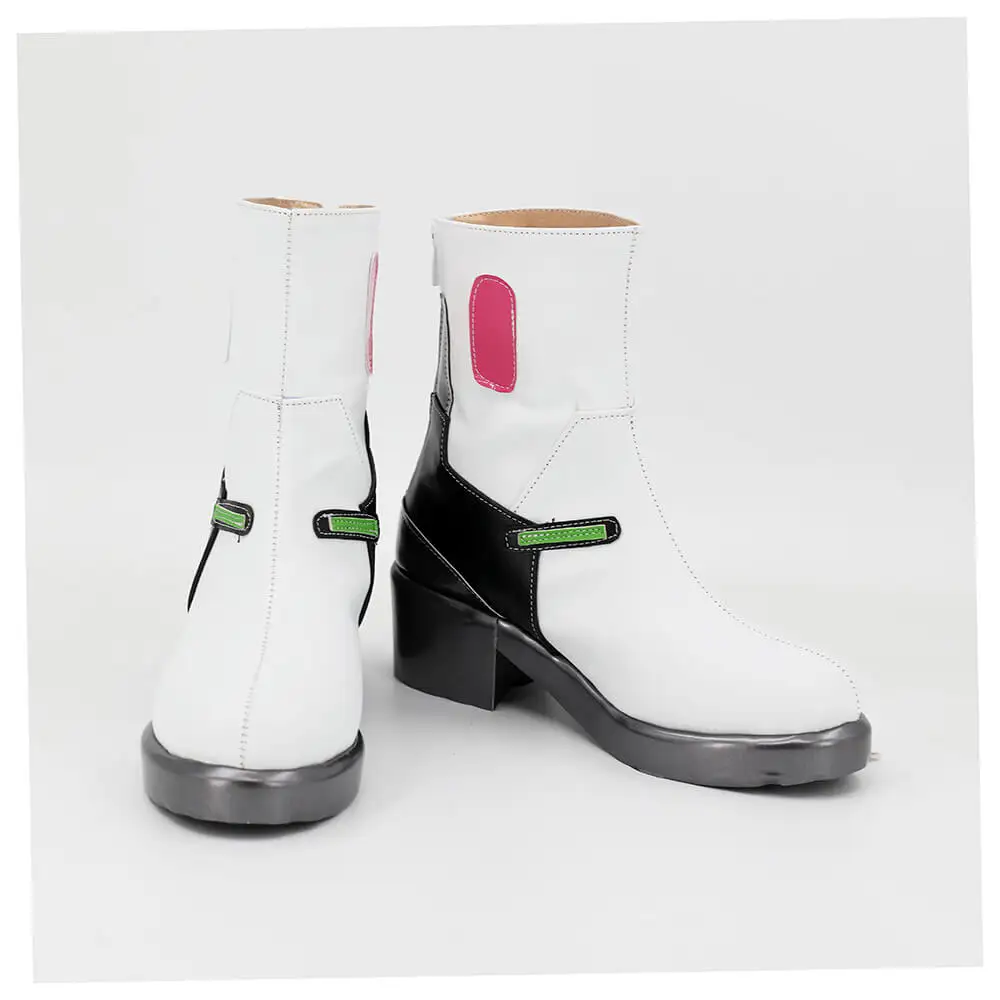 

Game DVA Cosplay Shoes White Long Boots Leather CosplayLove For Halloween Christmas Gift