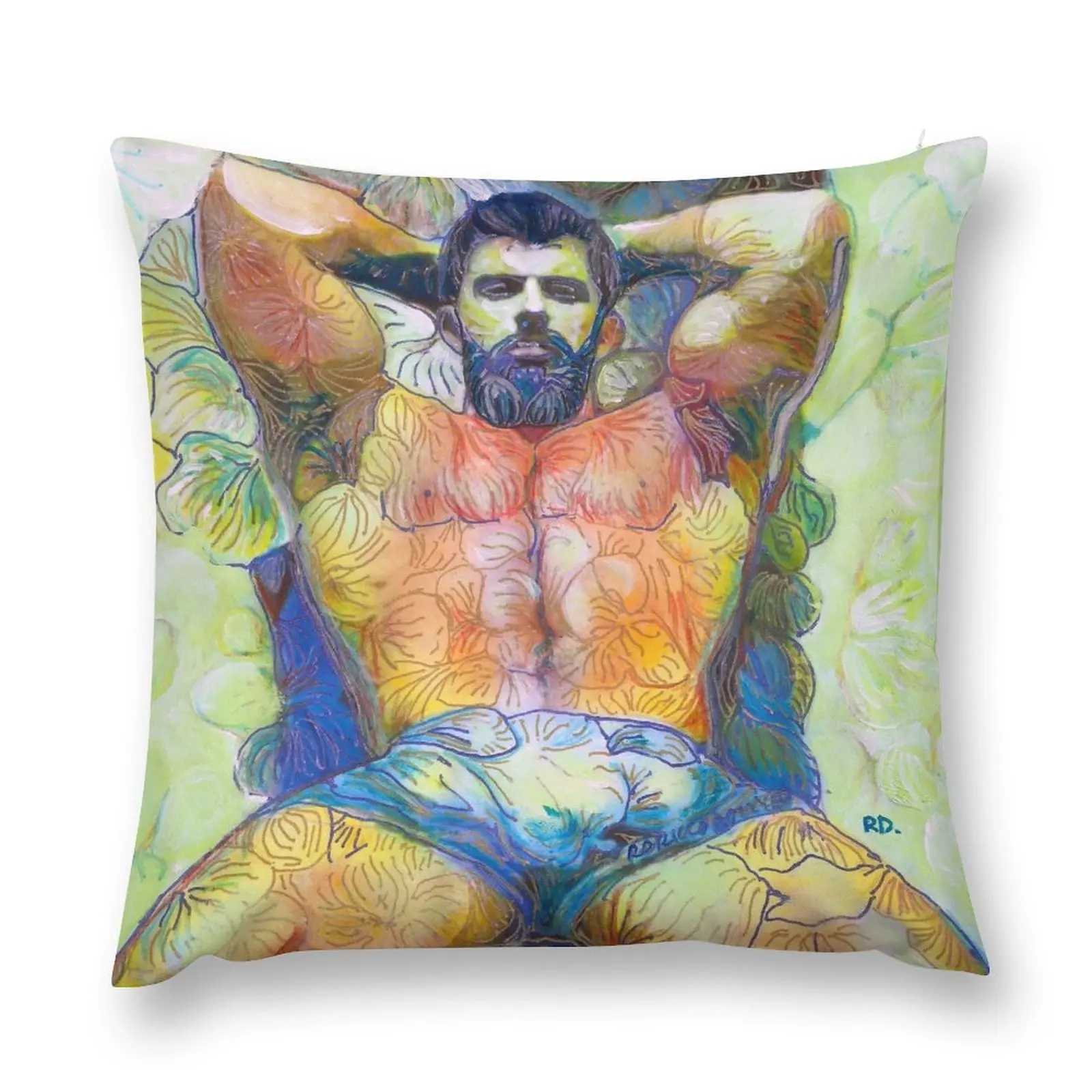 

Summer Mermaid Girls Glitter #2 (Faux Glitter) #shiny #decor #art Throw Pillow Marble Cushion Cover Pillowcase