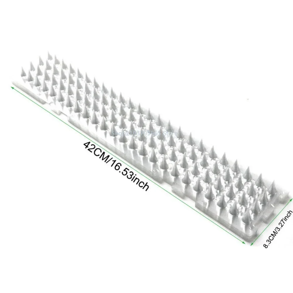 2/1Pcs Spikes Repeller Cat Plastic Bird Repellent Anti Pigeon Anti-bird Squirrel Garden Fences Control Transparent Spikes