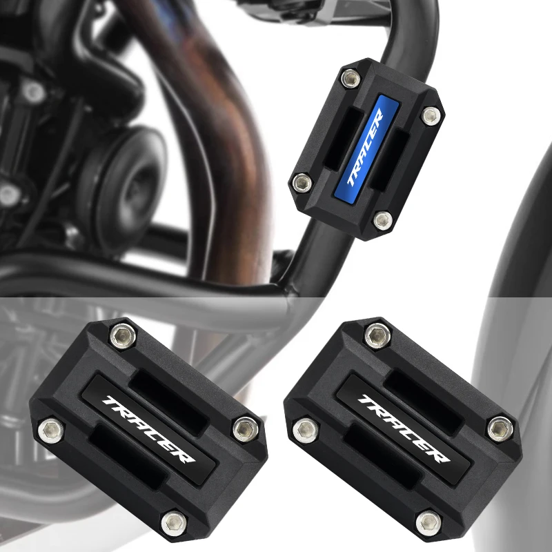 2Pcs Blocco Paraurti Motore Moto Blocco Protezione Motore Crash Bar Per Yamaha Tracer 900 700 Gt Tracer700 Tracer 7 Mt09 2016-2022