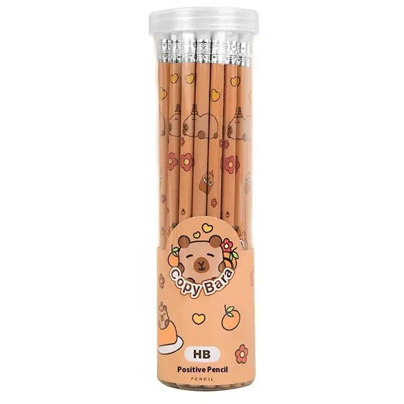 30pcs Capybara Pencils with Erasers 6