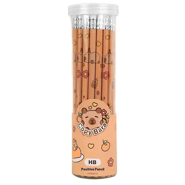 30pcs Capybara Pencils with Erasers 6