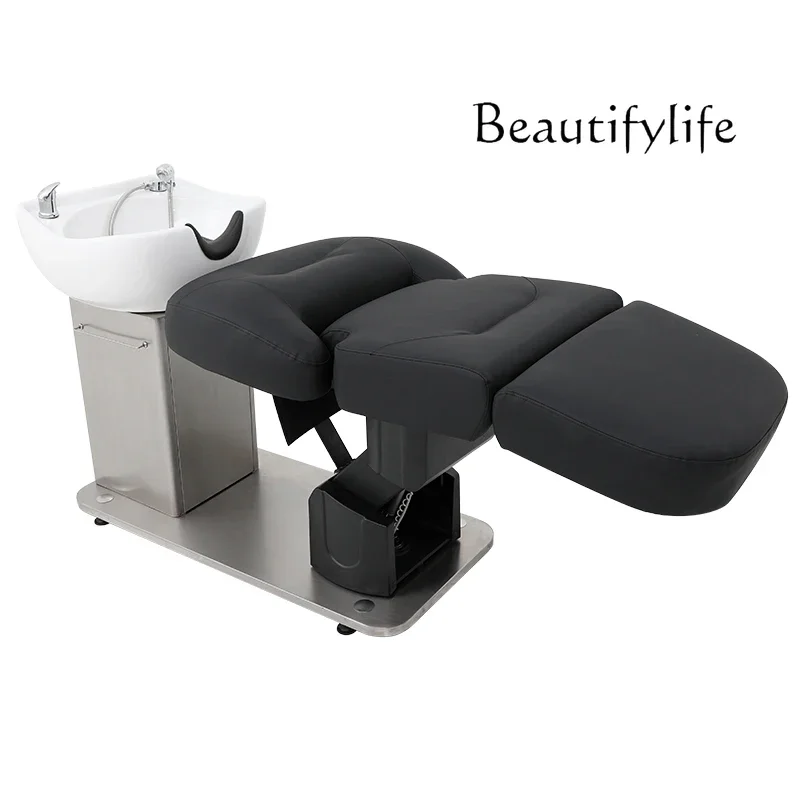 

Automatic Intelligent Electric Massage Shampoo Bed Barber Shop Club Multi-Function Shampoo Bed