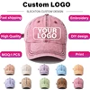 SLECKTON Kid Custom Logo Child Cowboy Baseball Cap Embroidery DIY Design Summer Breathable Hat Children Cap Unisex Wholesale 1