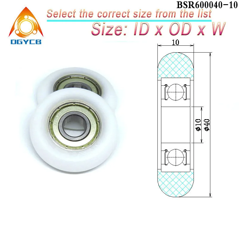 ULBTLUOYV Puleggia Di Guida In Poliuretano Con Doppio Cuscinetto - Foto 6