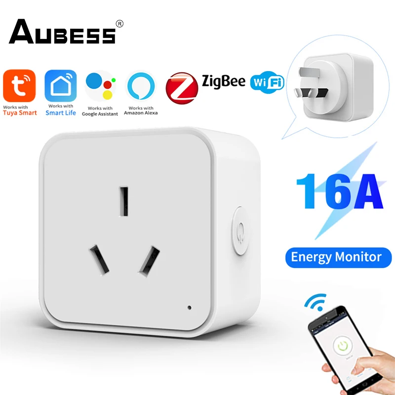 Aubess Smart Plugs with Energy Monitoring, Smart Plugs That Work with Alexa  & Google Assistant, Smart