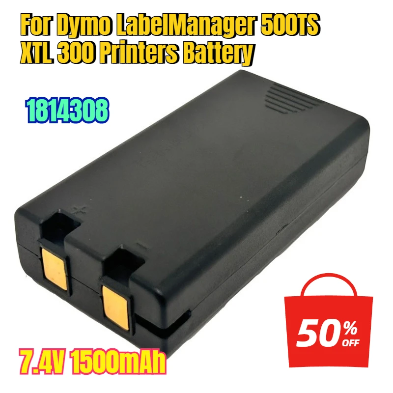 Batteria per stampante Dymo LabelManager 260, 7,4V, Li-Ion
