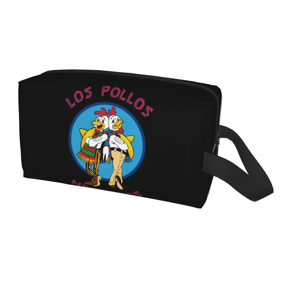 

Los Pollos Hermanos Breaking Bad Makeup Bag Women Travel Cosmetic Organizer Cute The Chicken Brothers Storage Toiletry Bags