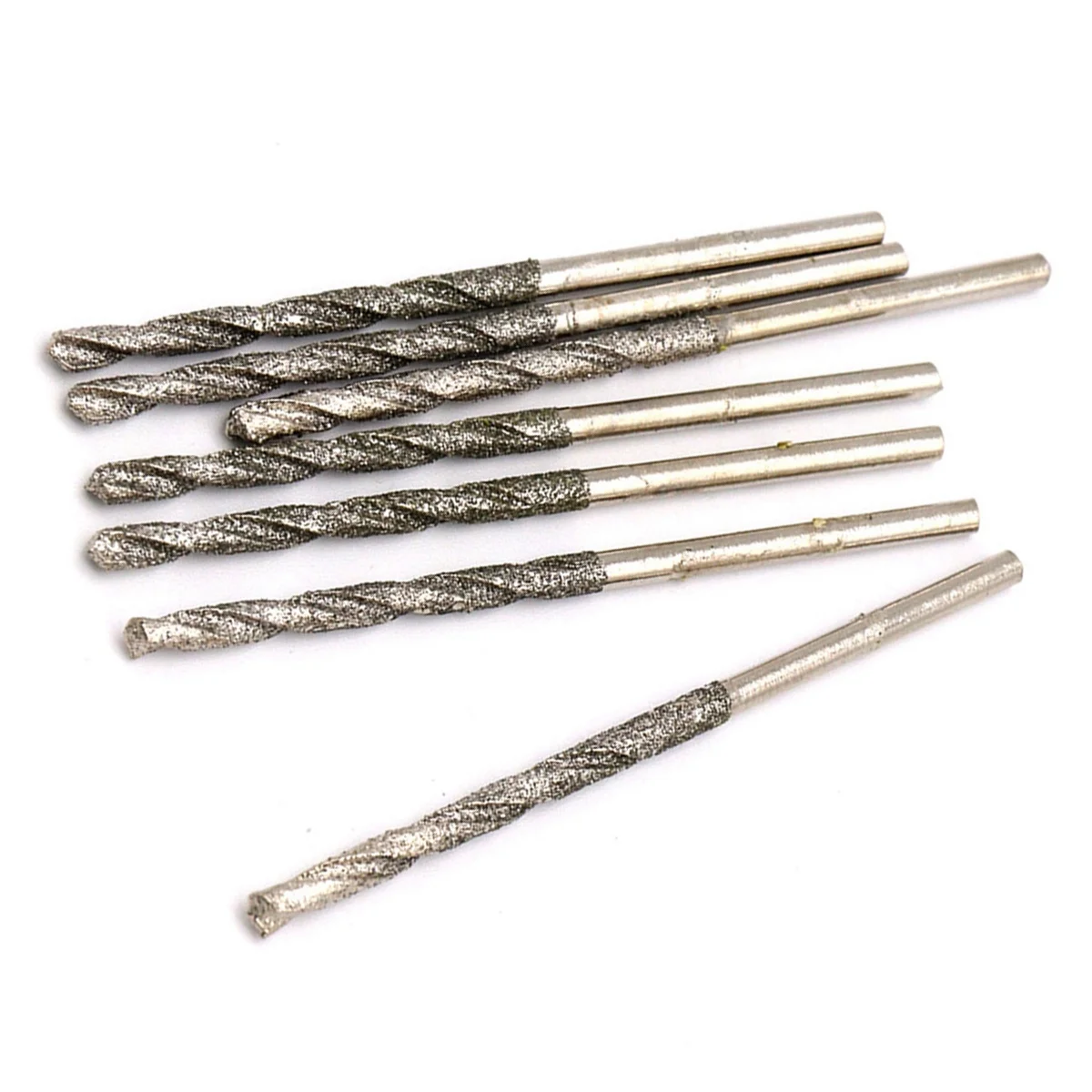 

30Pcs 0.8mm-4mm Diamond Coated Tipped Tip Twist Drill Bit for Glass Jewelry Stone Tile