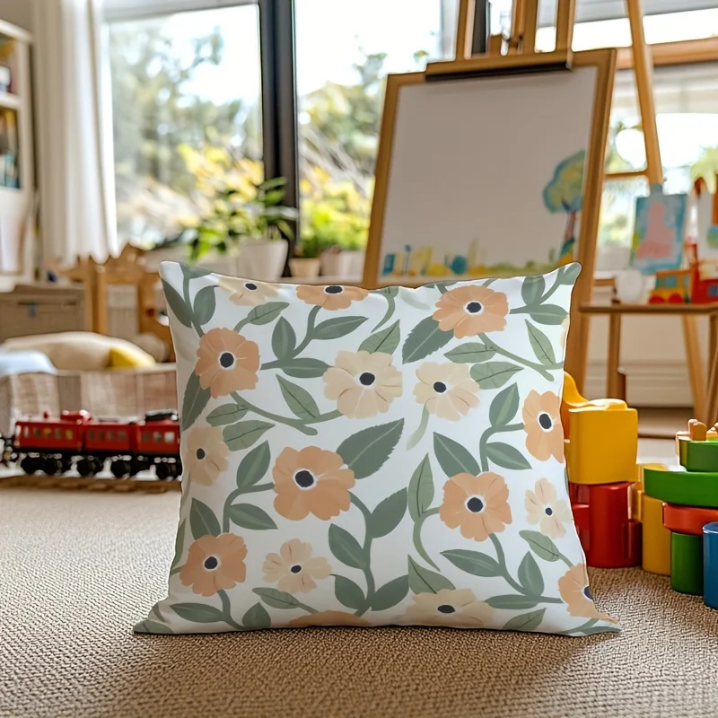 Charming Floral Pillow - Elegant Home Decor, Adds Beauty, Softness, and a Touch of Garden Freshness to Your Living Space 2