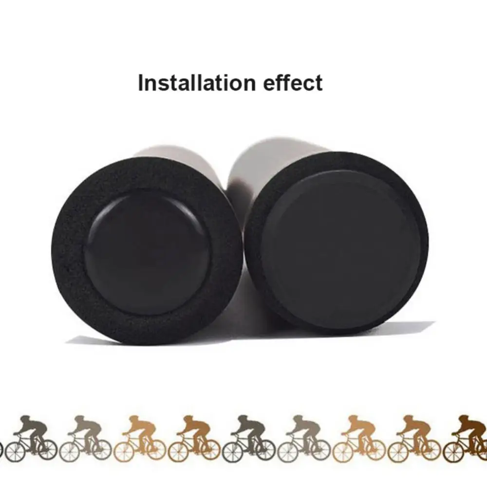 1/2/3pair Bike Handlebar Plugs Black Plastic MTB Road Bike Handlebar Grip Cover End Plug Accessories bicycle accessories bicycle handlebar cap bicycle handlebar end plugs