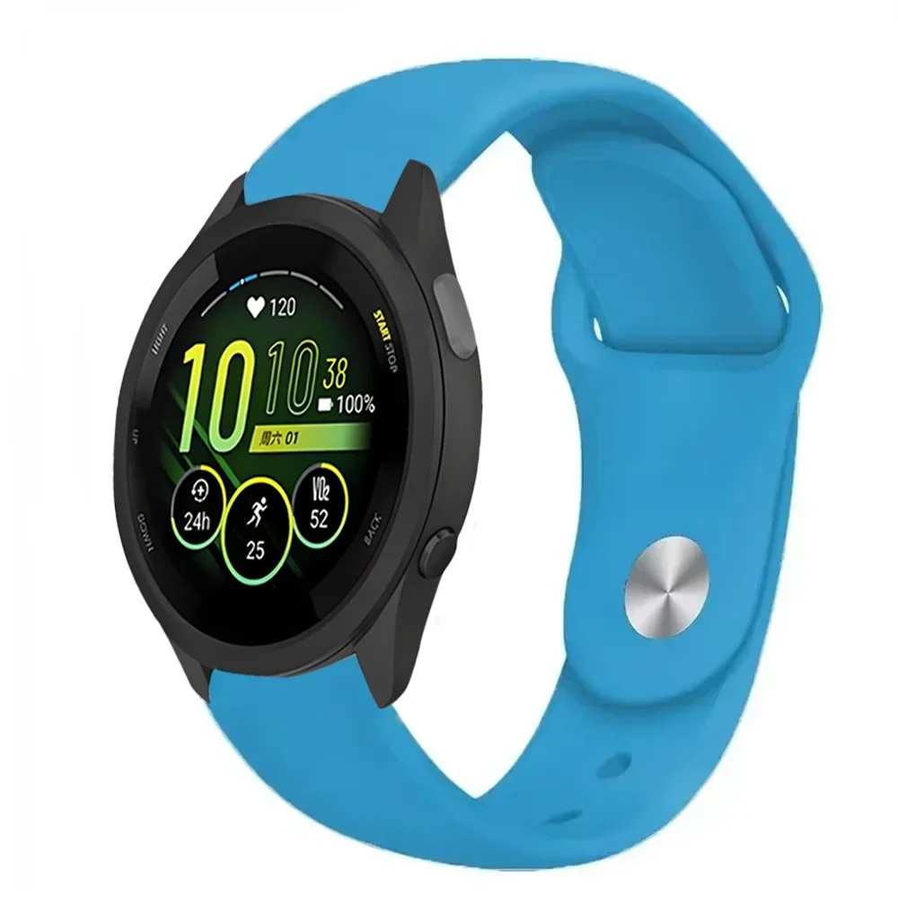 Soft Silicone Smartwatch Strap - 18/20/22mm Bracelet Replacement