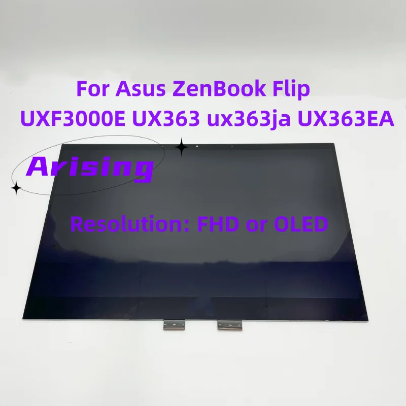 

For ASUS ZenBook Flip UX363 UXF3000E UX363ja LCD Touch Screen Digitizer Complete Assembly ATNA33XC11 4k FHD OLED 13.3"