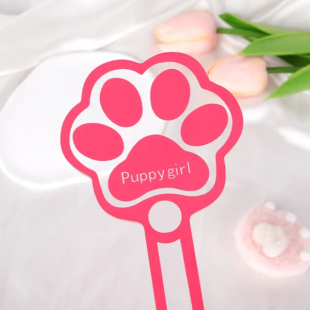 25CM Acrylic Cat's Paw Spanking Paddle Horse Whip Equestrian Bat Style Cat Paw Design for Horse Equestrian 2